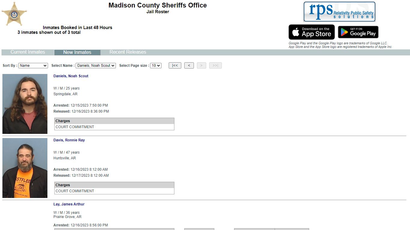 List Inmates - myr2m.com